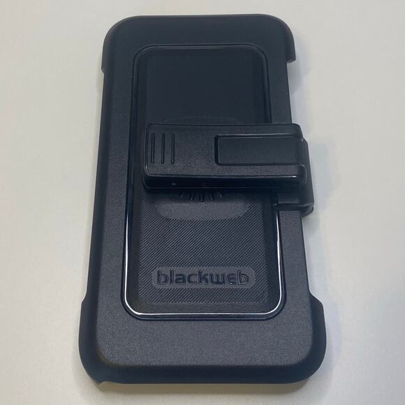 Blackweb Rugged IPhone Case with Holster Black - Picture 2 of 10